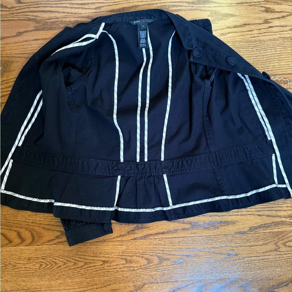 Vintage Marc Jacobs Black Button-Up Cotton jacket size 4 - Picture 11 of 16